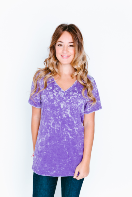 Burnout V-Neck T-Shirt