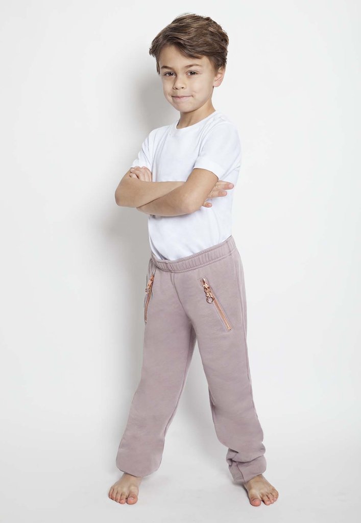 Kid's Sweatpants in Clay