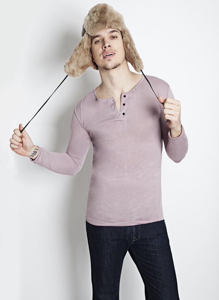 Charlie Boyfriend Henley in Clay