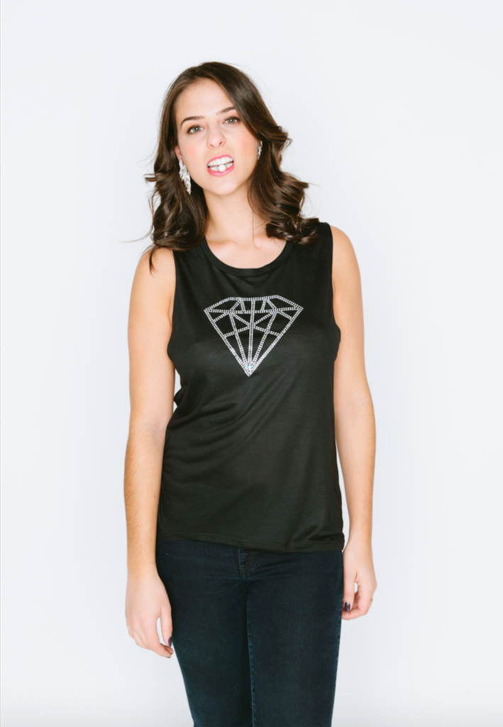 Diamond Muscle Tank Top