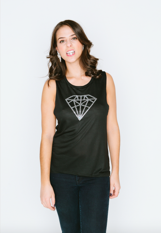 Diamond Muscle Tank Top