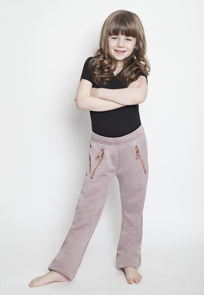Kid's Sweatpants in Clay