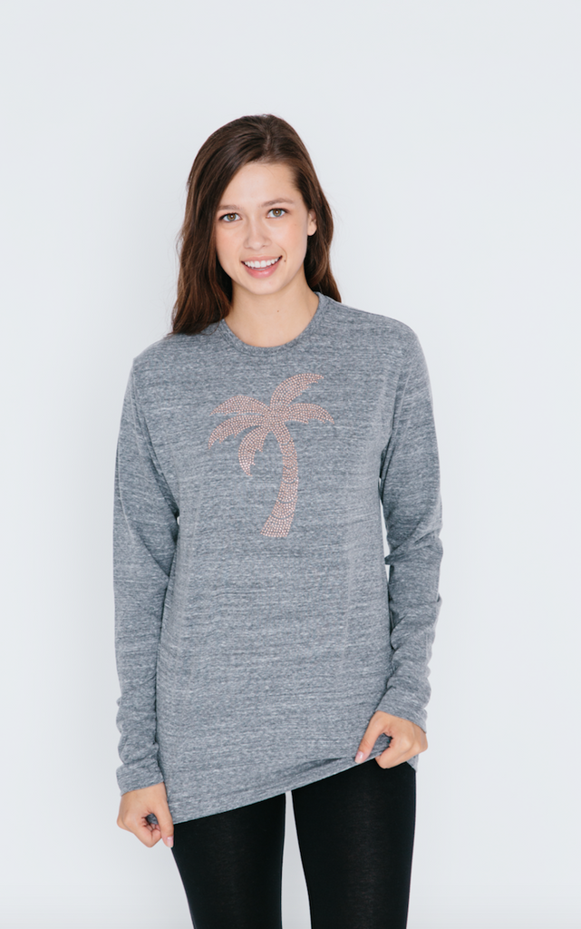 Palm Tree Long Sleeve T Shirt