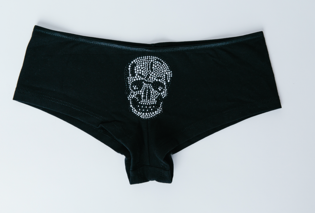 Tiny Tiny Skull Booty Shorts