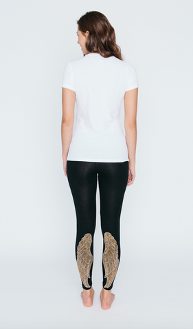Gold Wings Leggings