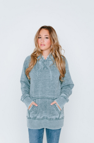Burnout Boyfriend Pull-Over In Navy