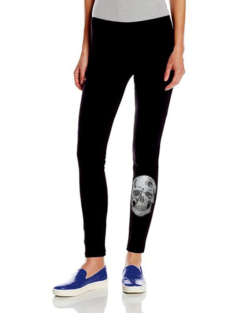 Mini Silver Skull Leggings