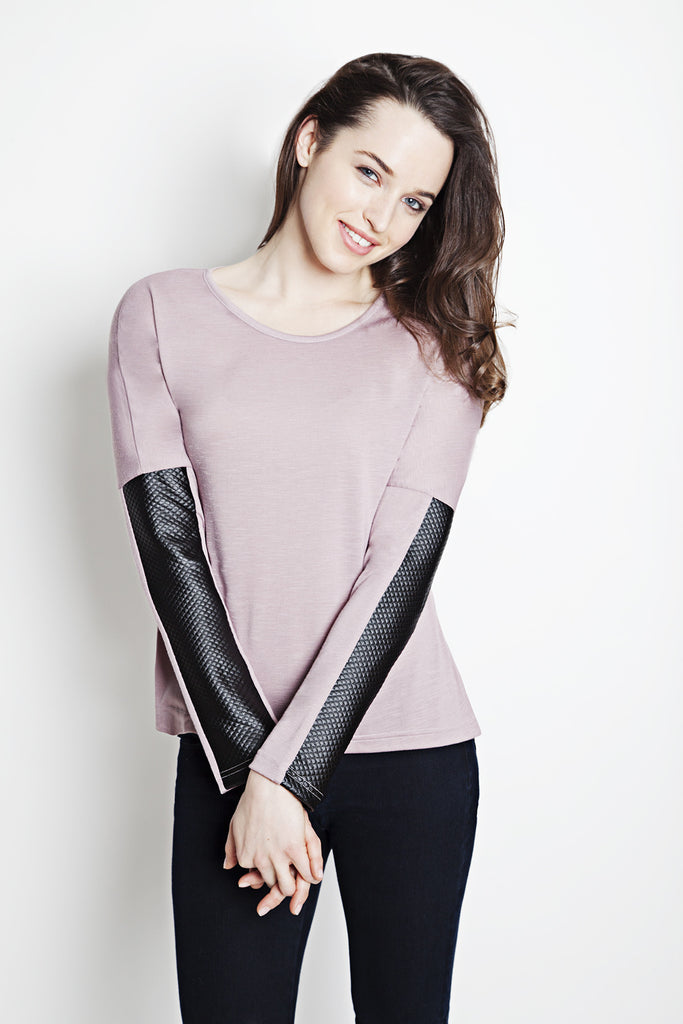 Vivienne 3/4 Sleeve in Clay